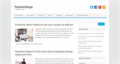 Desktop Screenshot of passionblogs.com
